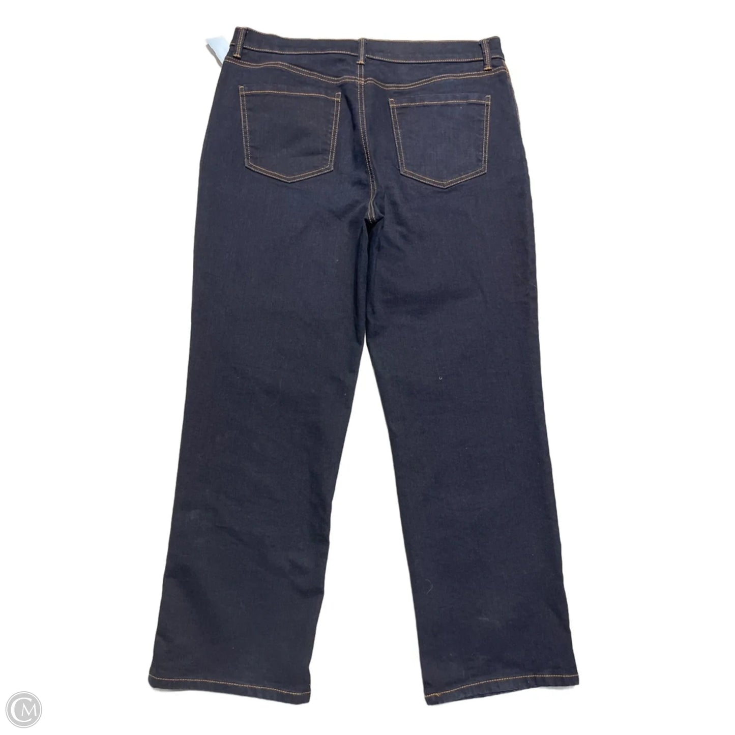 Jeans Straight By Gloria Vanderbilt In Blue Denim, Size: 16