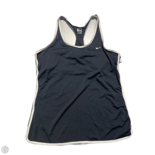 Athletic Tank Top By Nike In Black, Size: Xl