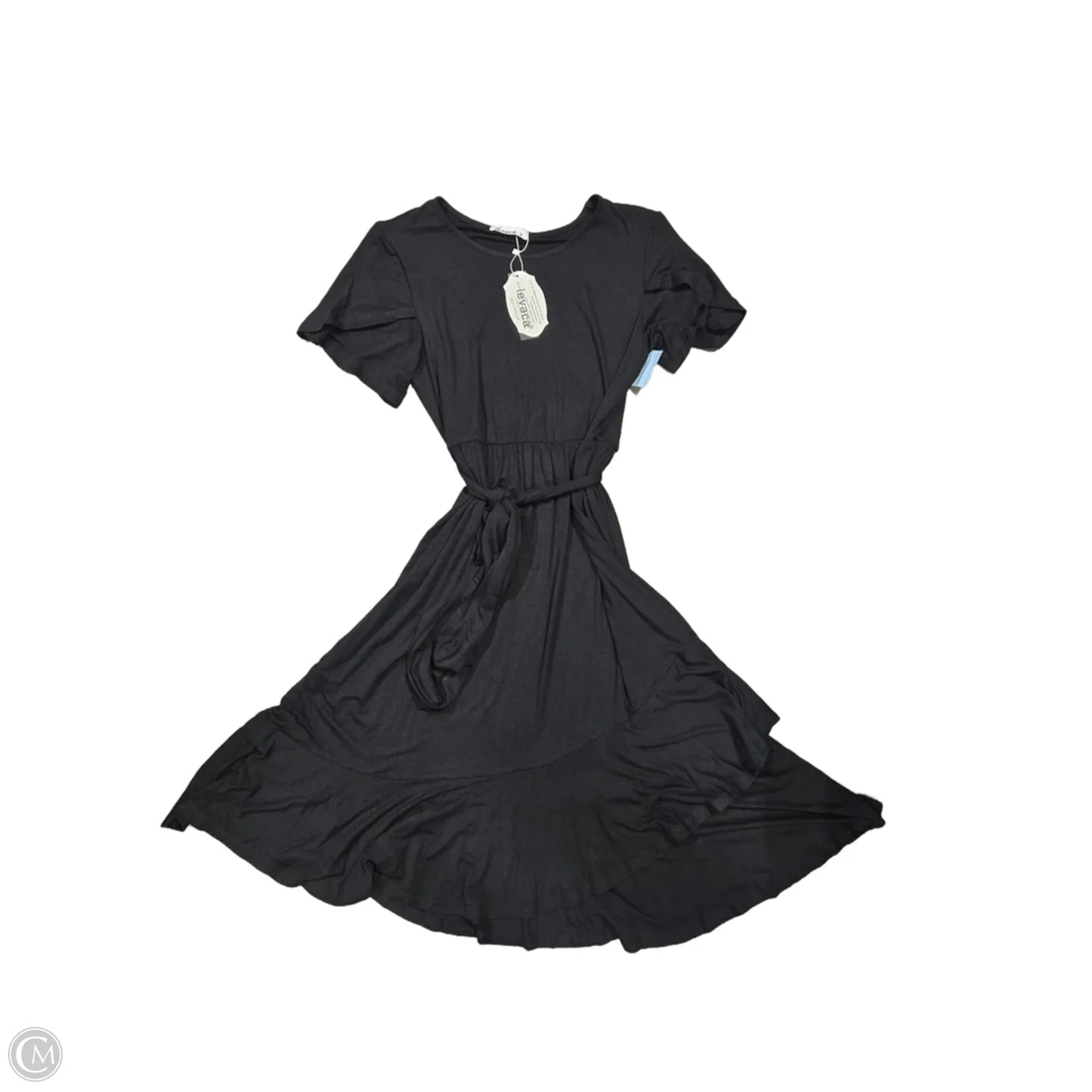 Dress Casual Midi By Cmc In Black, Size: M
