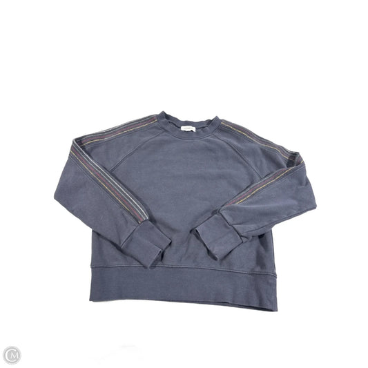 Top Long Sleeve By Evereve In Blue, Size: Xs