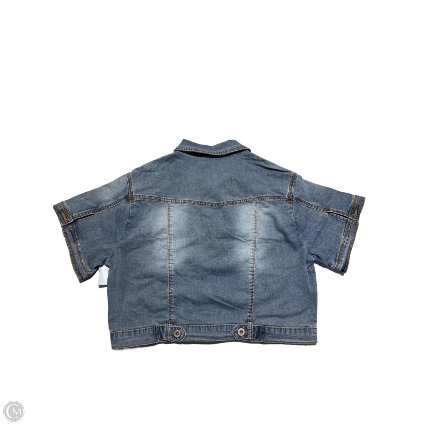 Top Short Sleeve By Cmc In Blue, Size: S