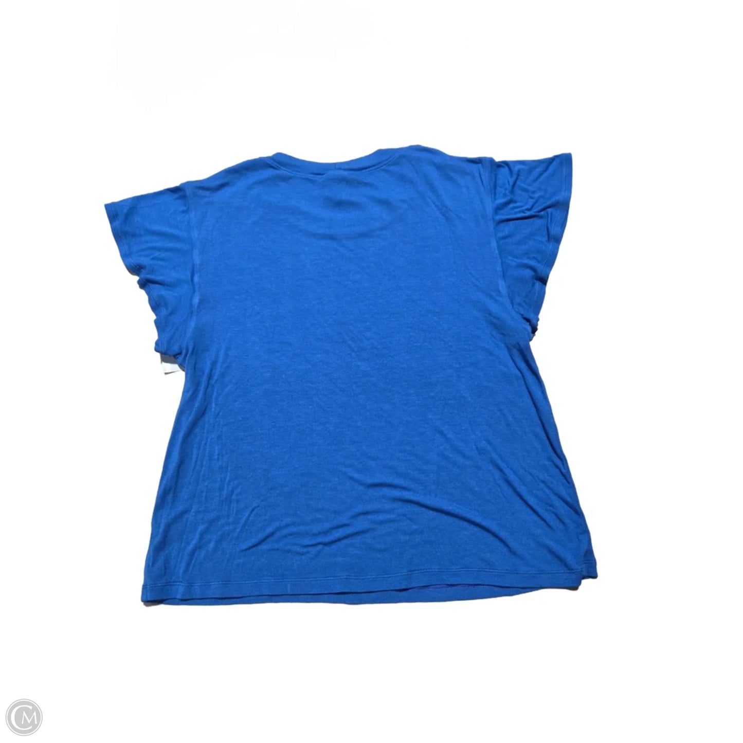 Top Short Sleeve By Cabi In Blue, Size: S