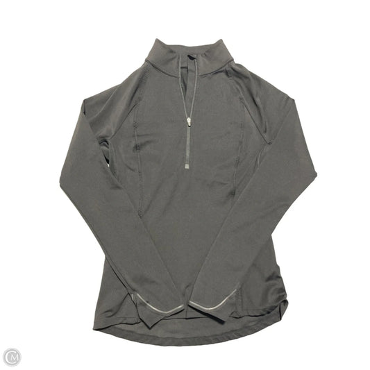 Athletic Top Long Sleeve Collar By Athleta In Black, Size: Xs