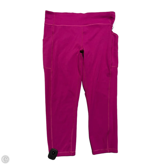 Athletic Leggings By Lululemon In Pink, Size: 12