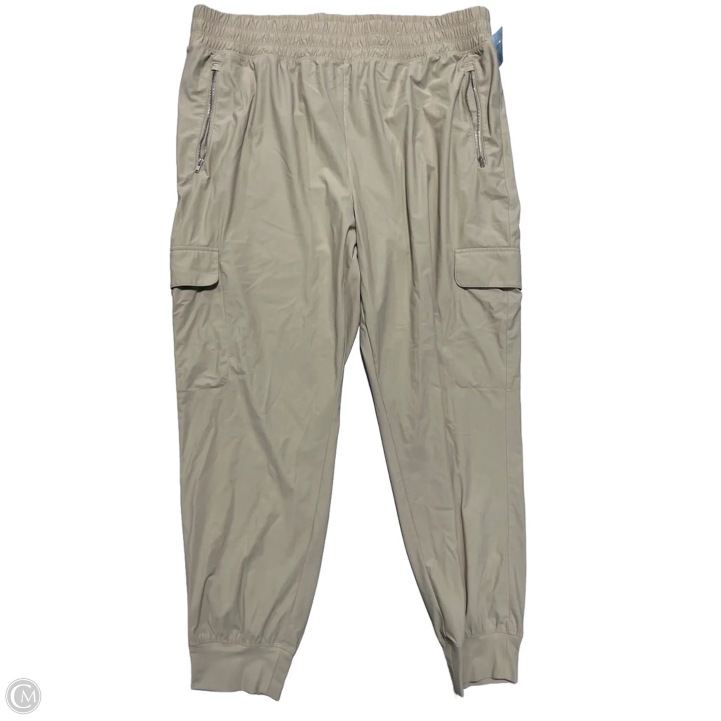 Athletic Pants By Old Navy In Tan, Size: Xl