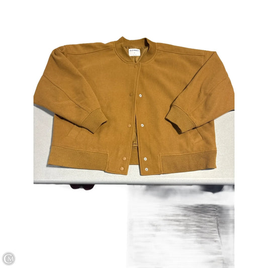 Jacket Fleece By Old Navy In Brown, Size: Xl