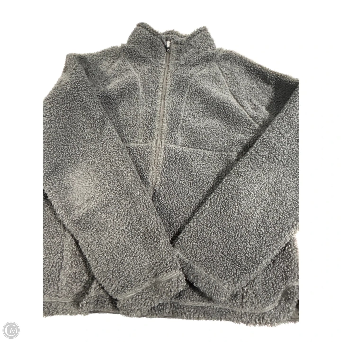 Jacket Fleece By Cme In Grey, Size: M