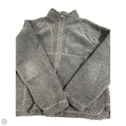 Jacket Fleece By Cme In Grey, Size: M