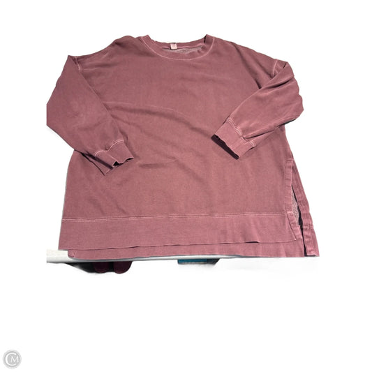 Top Long Sleeve By Old Navy In Maroon, Size: Xl