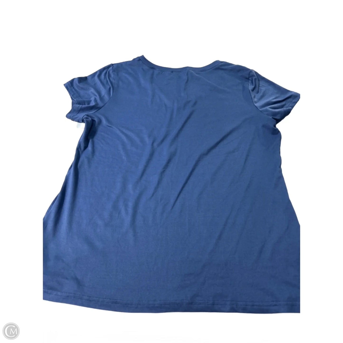 Top Short Sleeve By It In Blue, Size: L