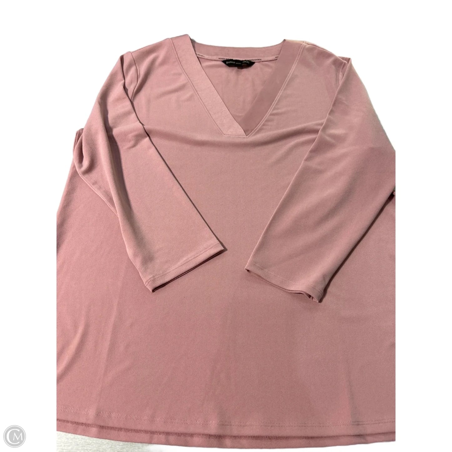Top Long Sleeve By Banana Republic In Pink, Size: M