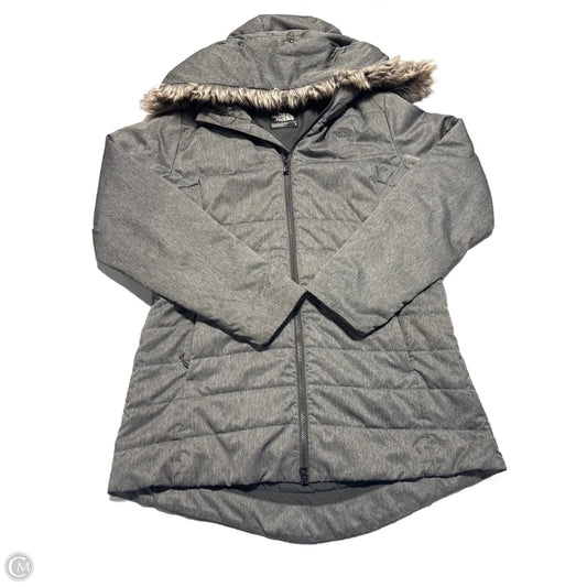 Coat Puffer & Quilted By The North Face In Grey, Size: L