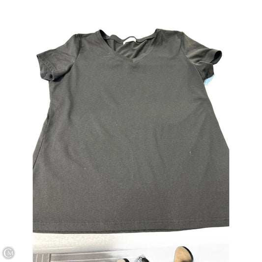 Top Short Sleeve By It In Black, Size: L