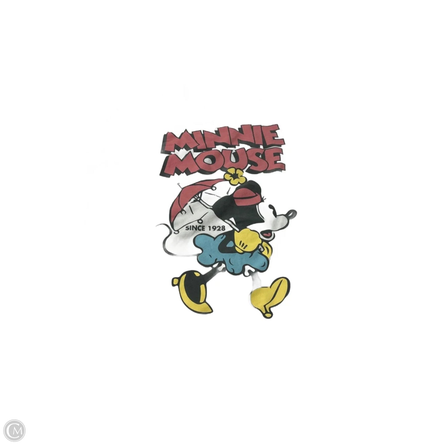 Top Short Sleeve By Disney In Cream, Size: Xxl