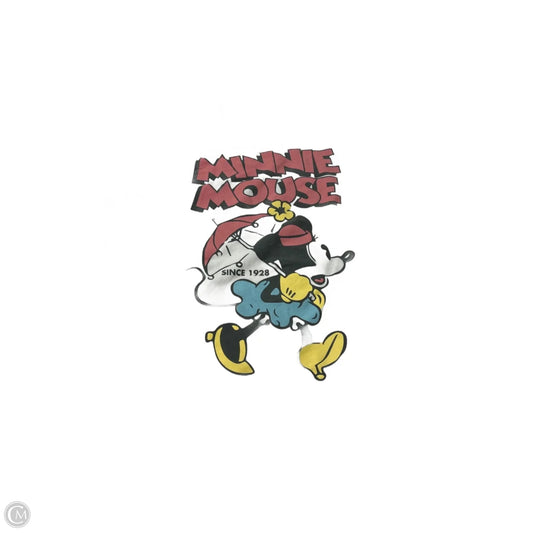 Top Short Sleeve By Disney In Cream, Size: Xxl