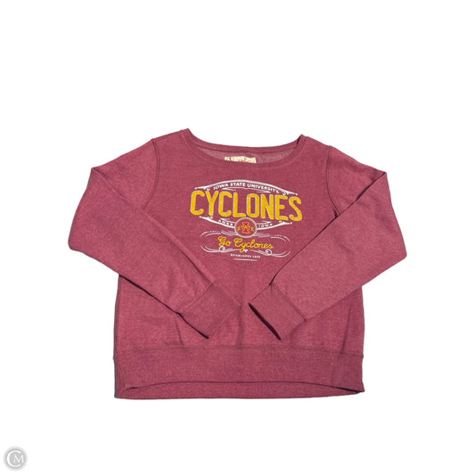 Top Long Sleeve By Pressbox In Red, Size: L