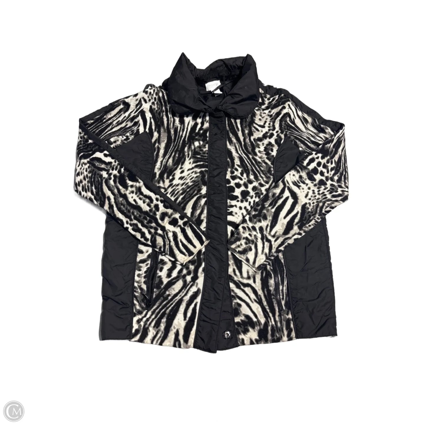 Top Long Sleeve By Chicos In Black, Size: M