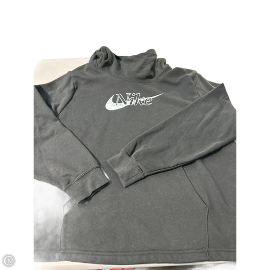 Sweatshirt Hoodie By Nike In Black, Size: 1x