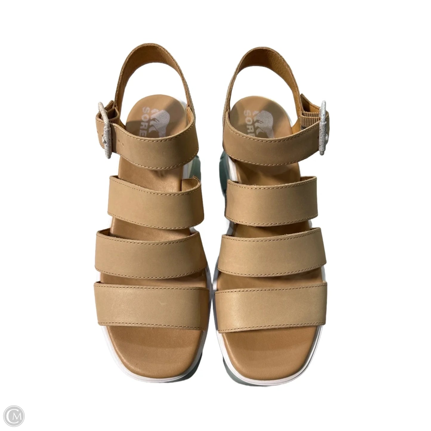 Sandals Flats By Sorel In Animal Print, Size: 7.5