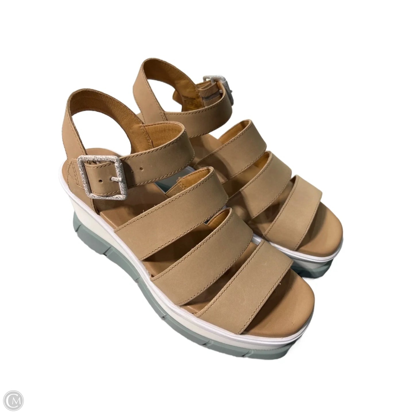 Sandals Flats By Sorel In Animal Print, Size: 7.5