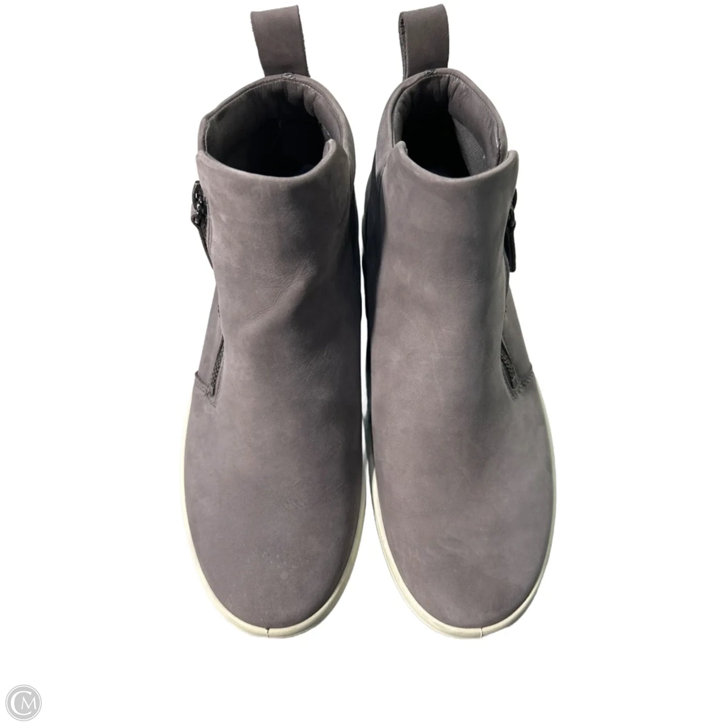 Shoes Flats By Ecco In Grey, Size: 7.5