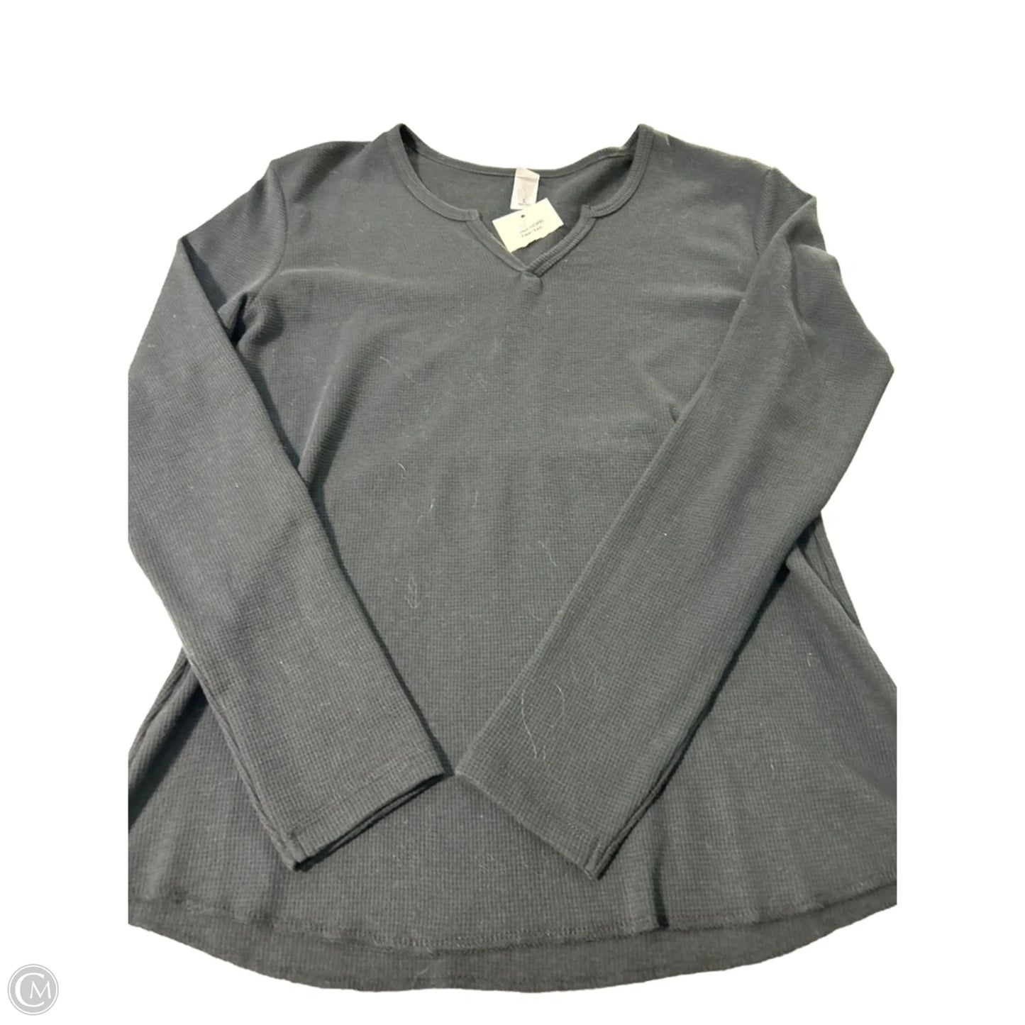 Top Long Sleeve By Alternative In Black, Size: L
