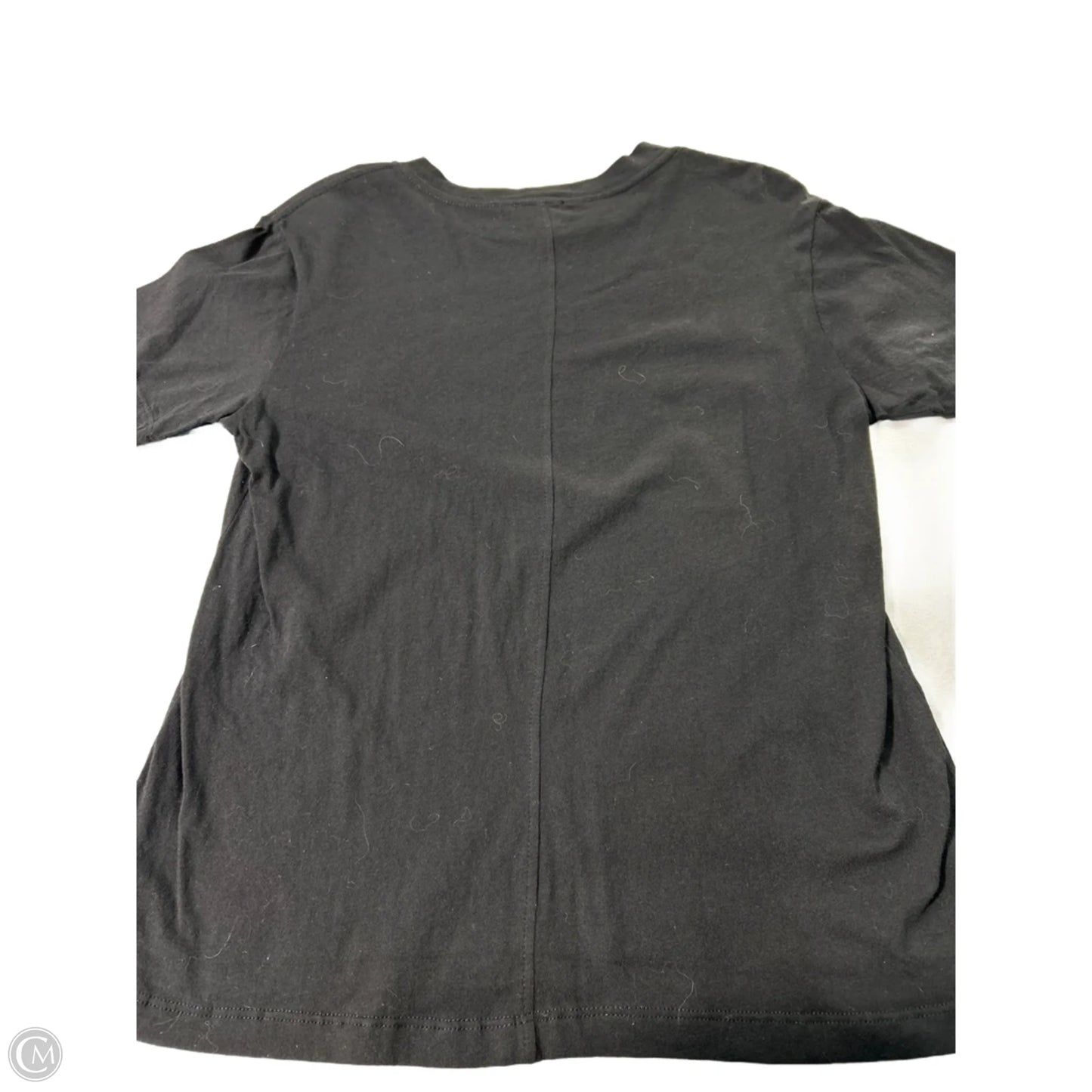 Top Short Sleeve By Evereve In Black, Size: S