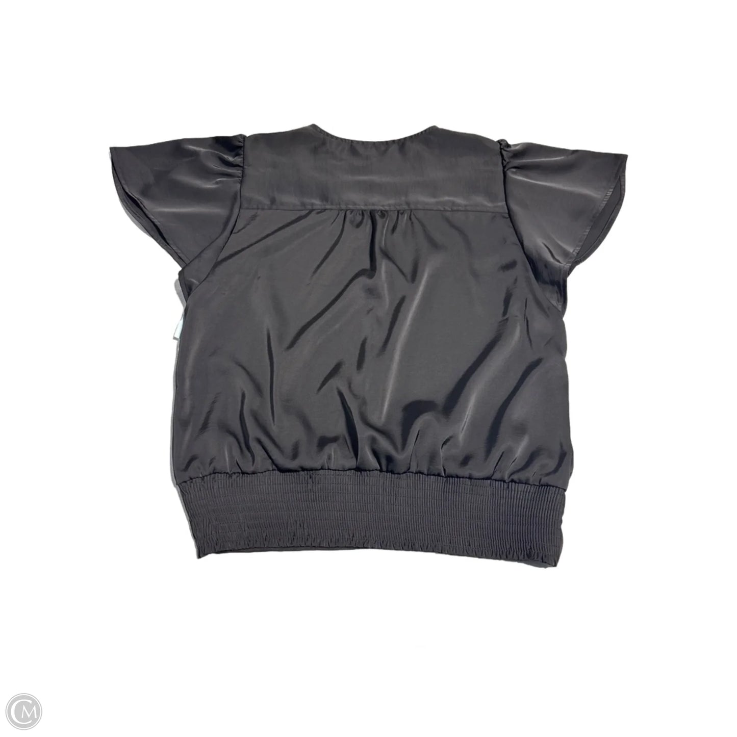 Top Short Sleeve By Nine West In Black, Size: M