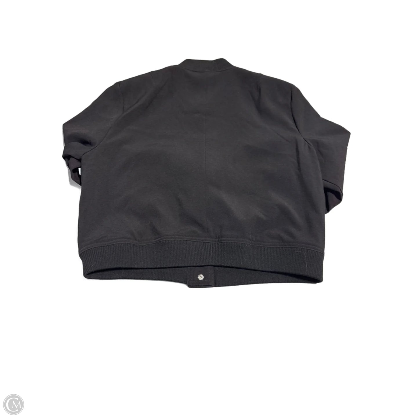 Jacket Fleece By Nine West In Black, Size: M