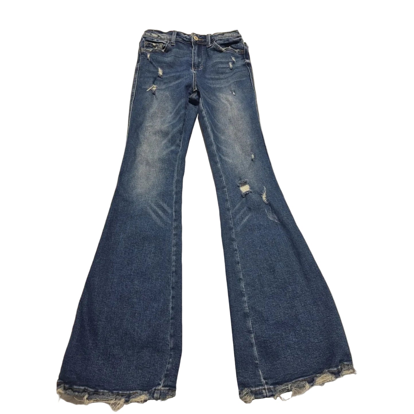 Jeans Flared By Vervet In Blue Denim, Size: 6
