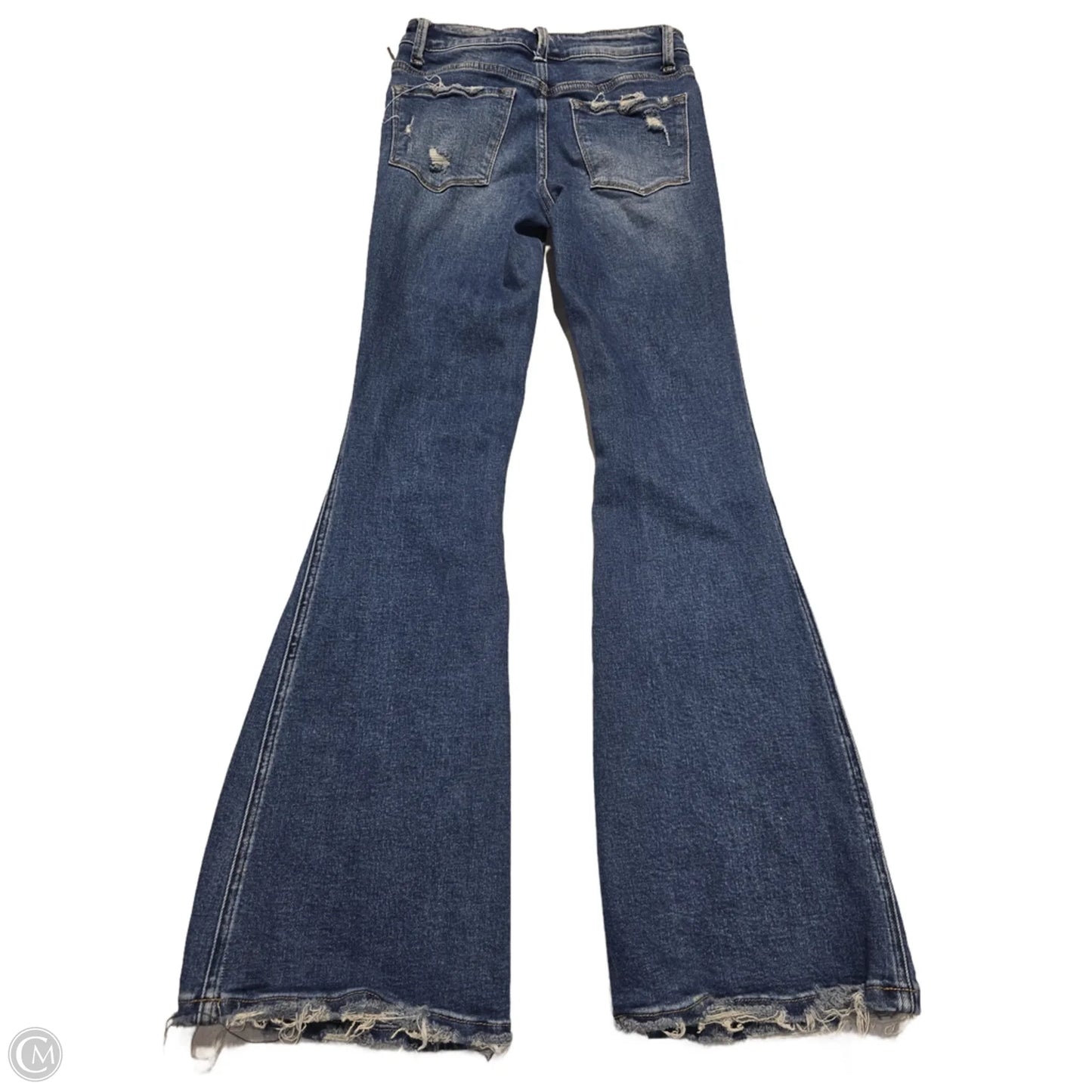 Jeans Flared By Vervet In Blue Denim, Size: 6
