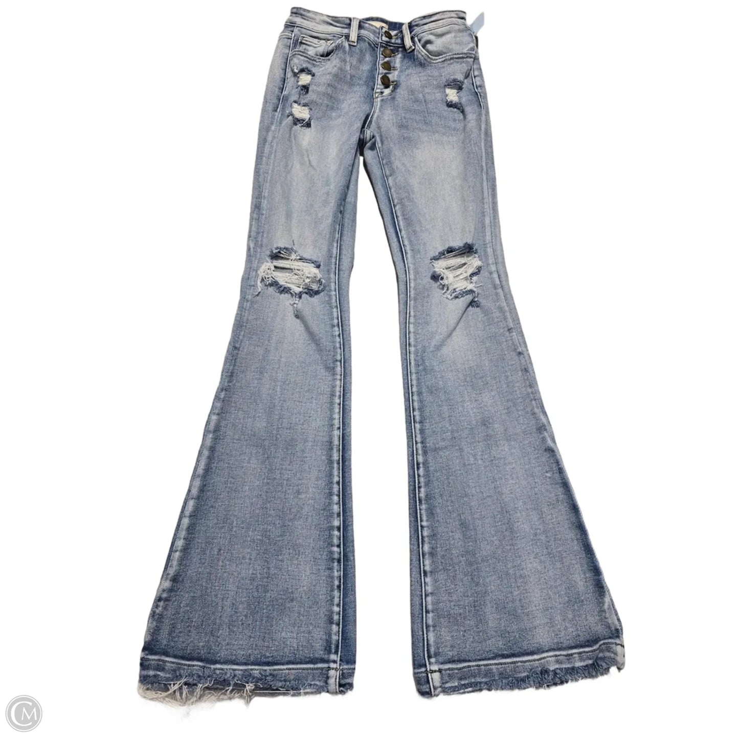 Jeans Flared By Altard State In Blue Denim, Size: 6