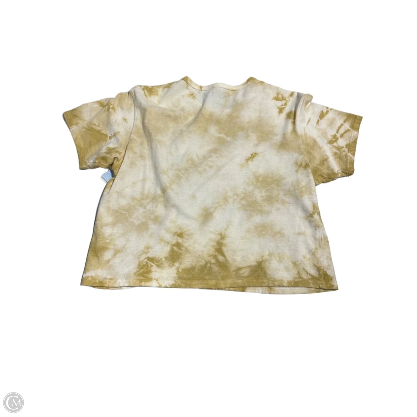 Top Short Sleeve By Cmc In Yellow, Size: S