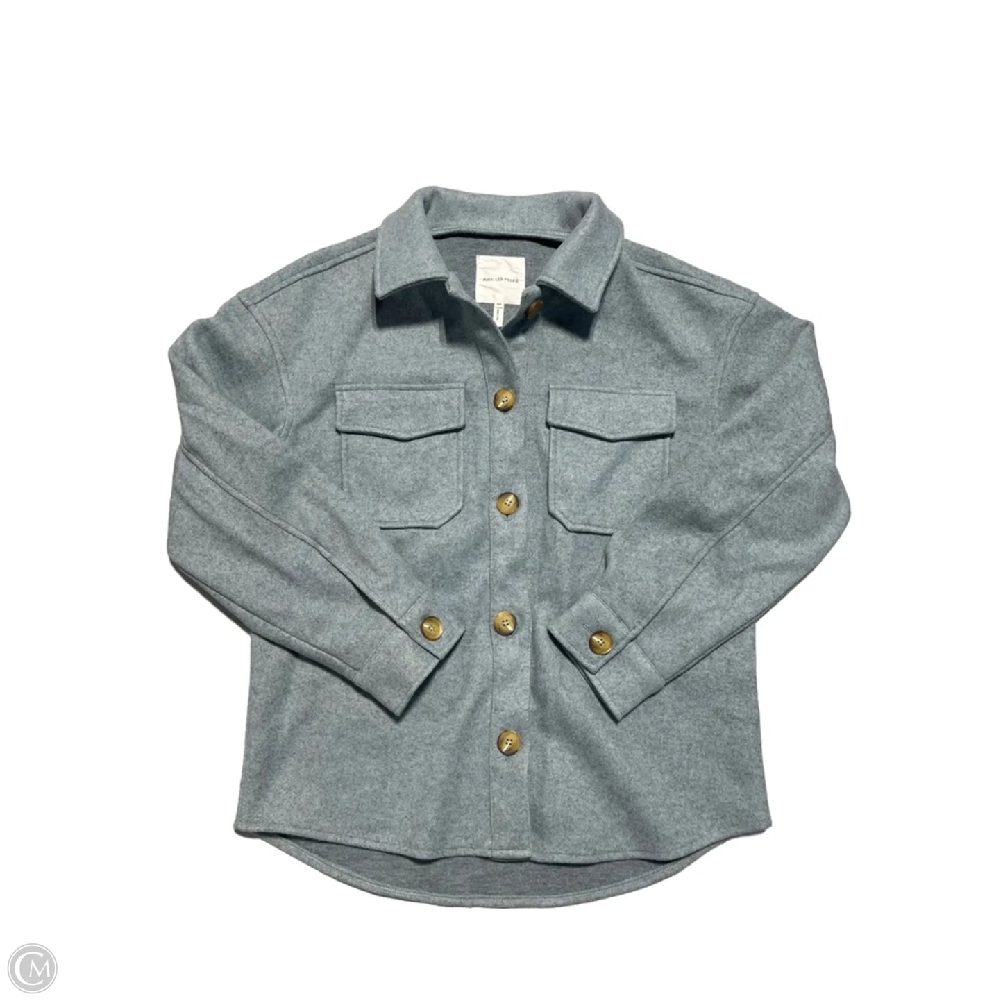 Jacket Fleece By Avec Les Filles In Blue, Size: Xs