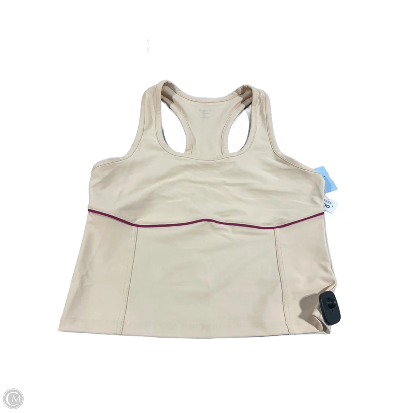 Athletic Tank Top By Old Navy In Cream, Size: L