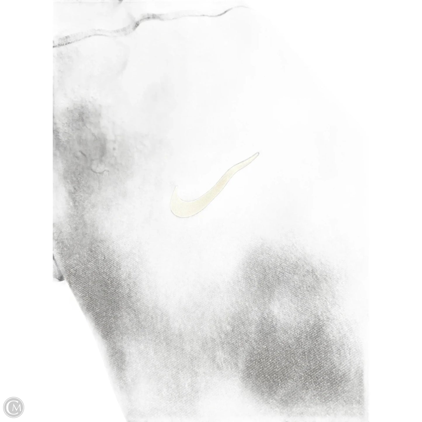 Athletic Top Long Sleeve Collar By Nike In Black, Size: Xl