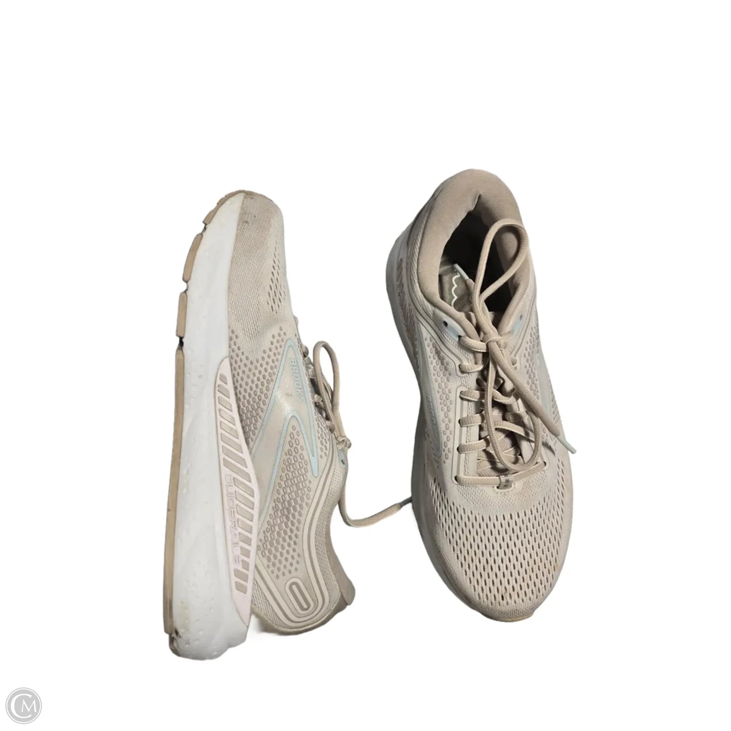 Shoes Athletic By Brooks In Tan, Size: 10