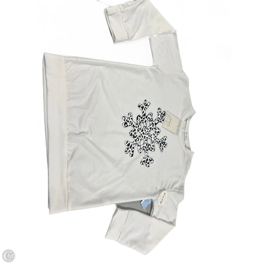 Top Long Sleeve By Cmc In White, Size: S