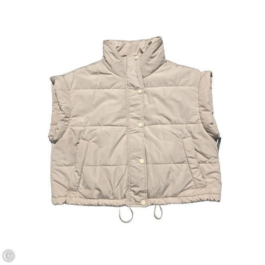 Vest Puffer & Quilted By Cmc In Tan, Size: L