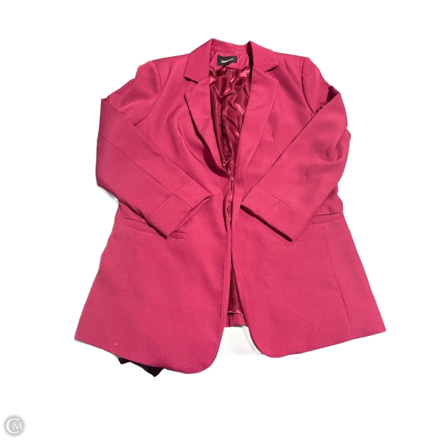 Blazer By Zenana In Pink, Size: M