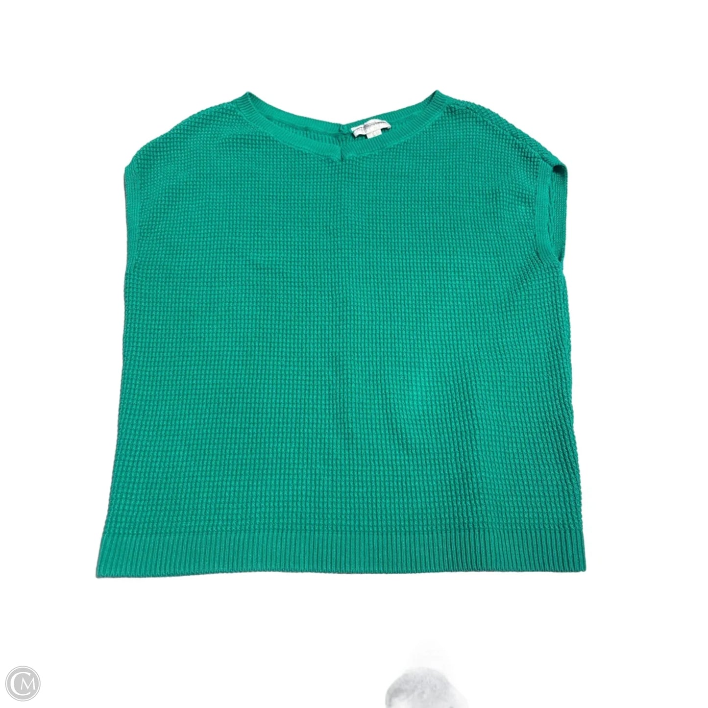 Top Short Sleeve By Christopher And Banks In Green, Size: M