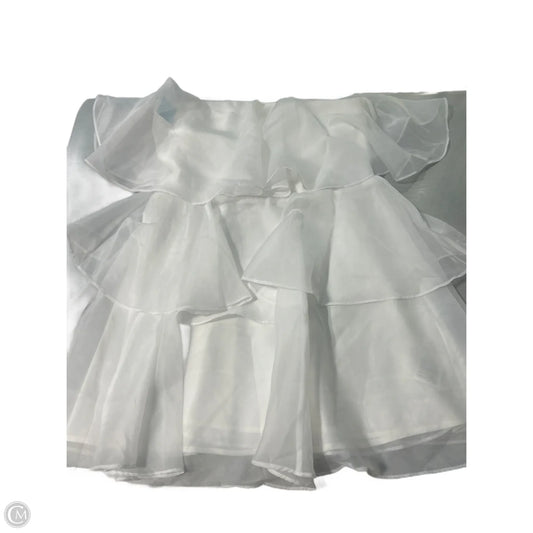 Dress Casual Short By Abercrombie And Fitch In White, Size: M