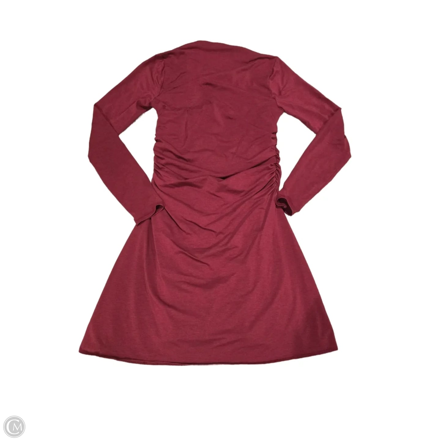 Dress Casual Short By Abercrombie And Fitch In Maroon, Size: M