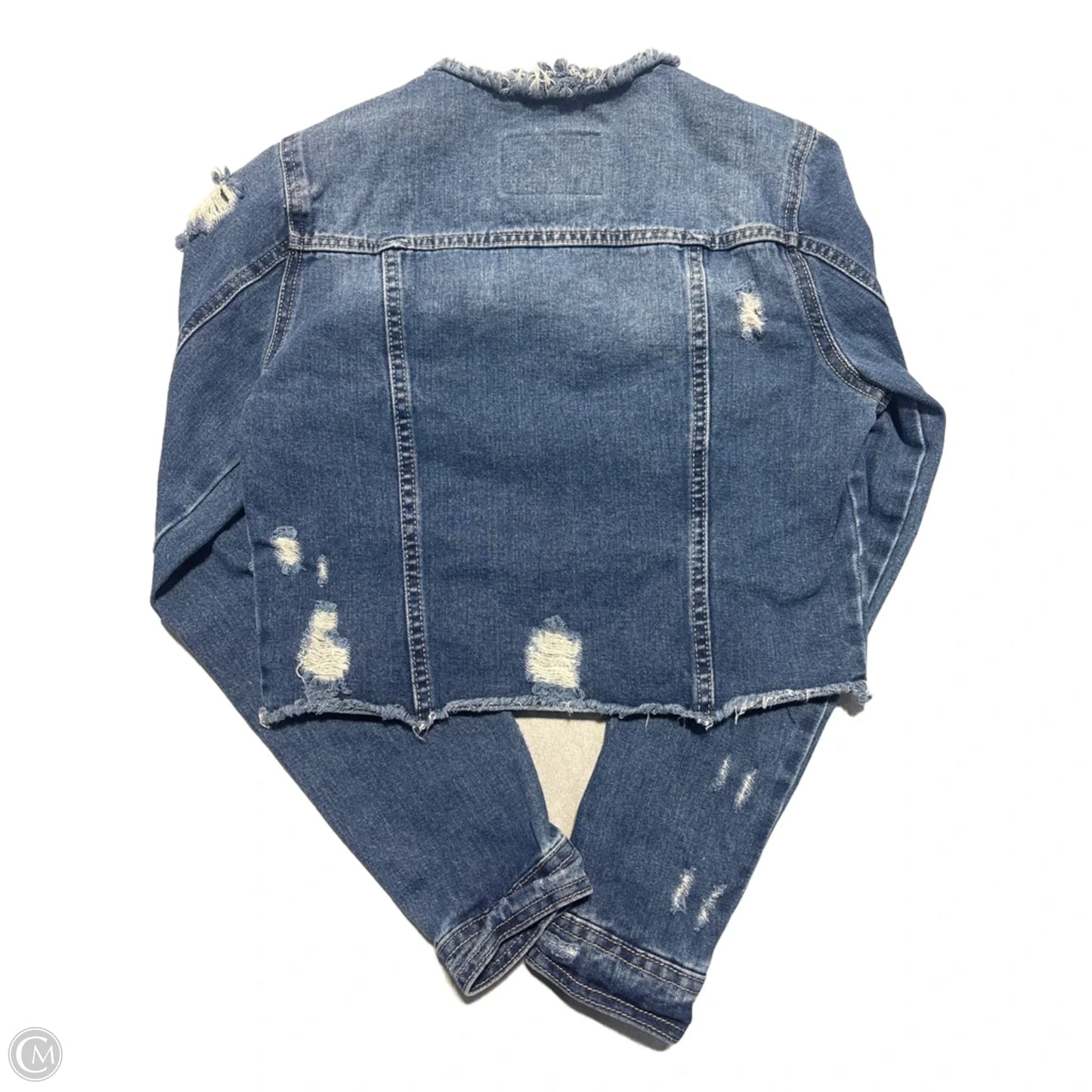 Jacket Denim By Cmc In Blue Denim, Size: S