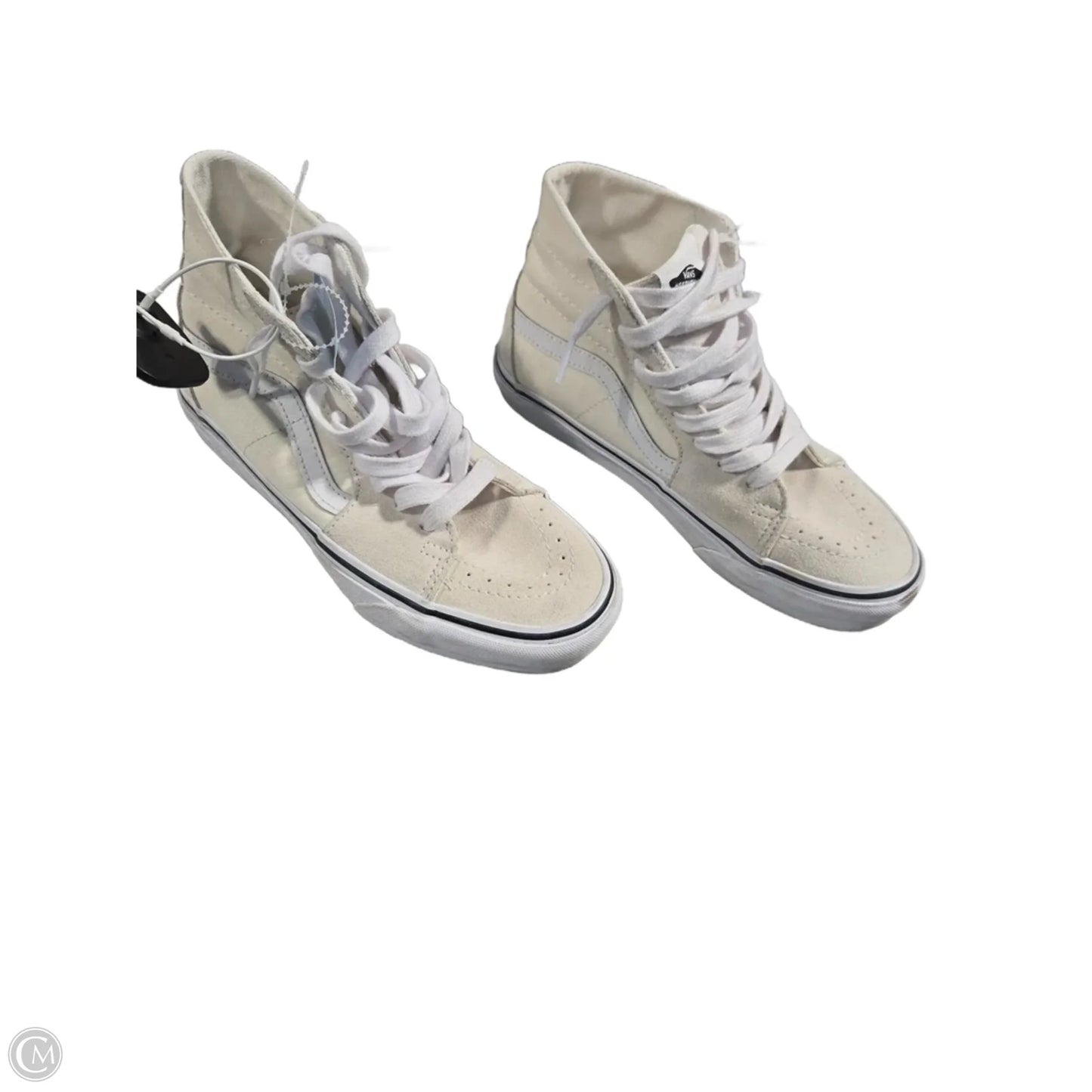 Shoes Sneakers By Vans In White, Size: 7.5