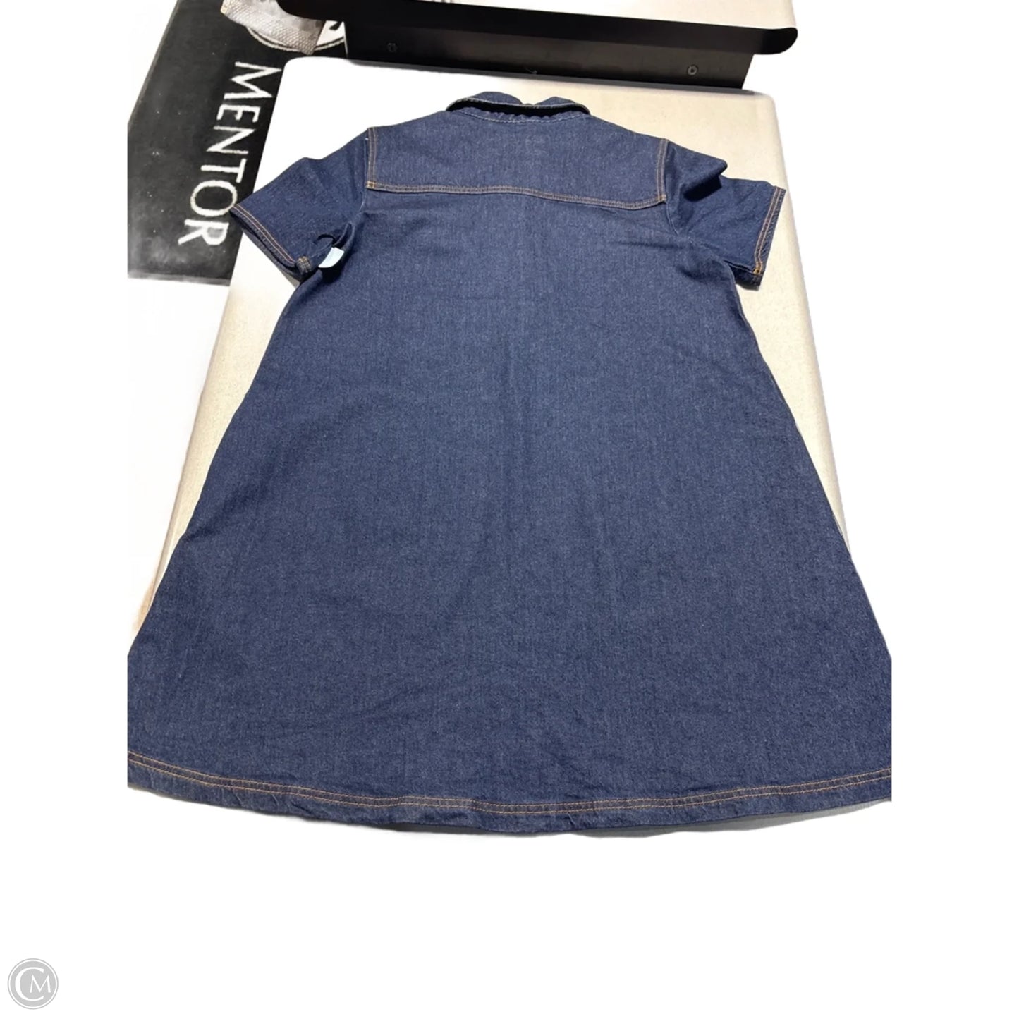Dress Casual Short By Loft In Blue Denim, Size: L