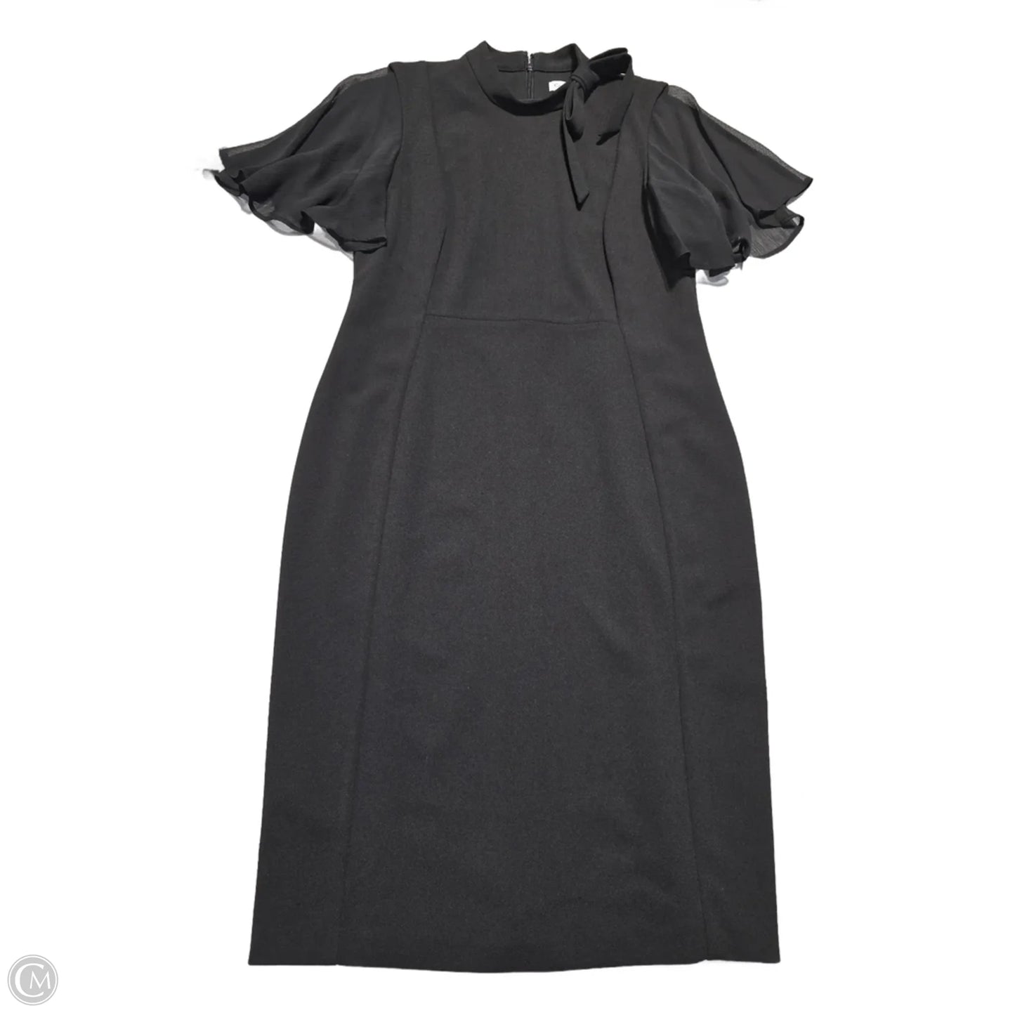 Dress Casual Midi By Calvin Klein In Black, Size: L