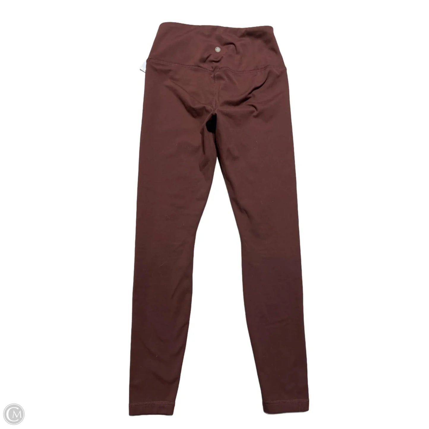 Athletic Leggings By Yogalicious In Maroon, Size: S