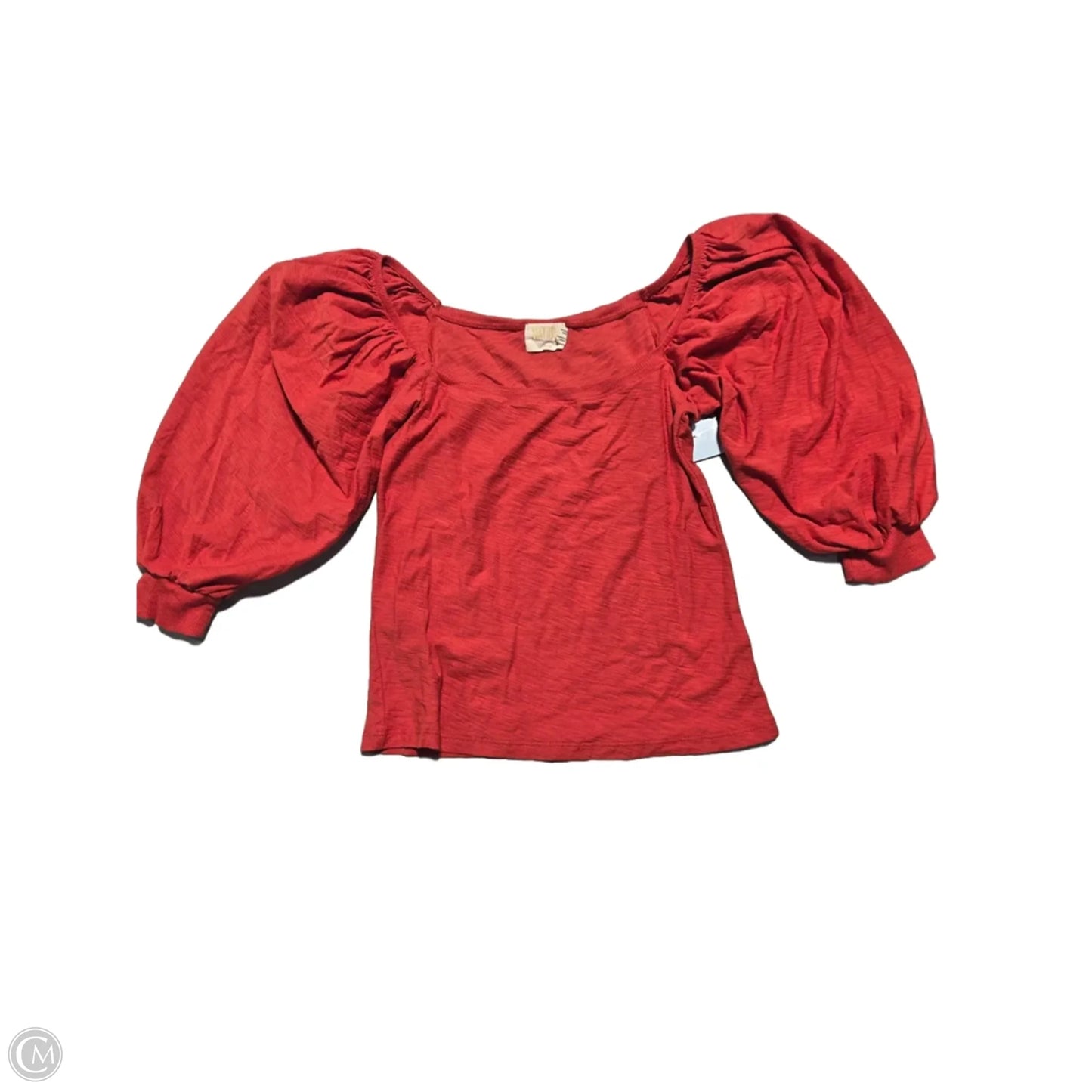 Top 3/4 Sleeve By Nation In Orange, Size: Xs