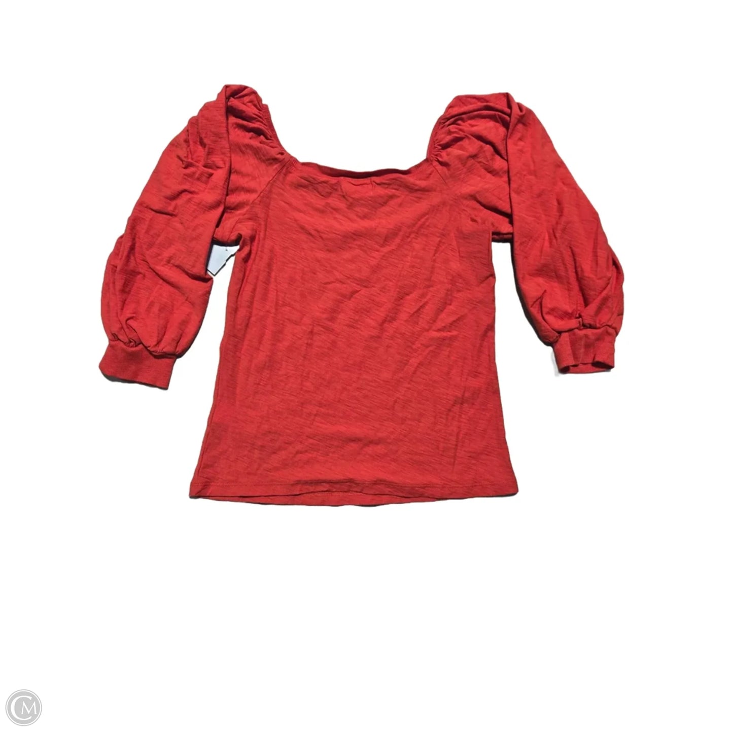 Top 3/4 Sleeve By Nation In Orange, Size: Xs